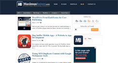Desktop Screenshot of blog.maximusbusiness.com